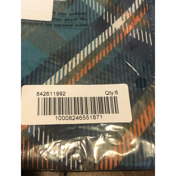 NWT Target Thanksgiving Holiday Troy Plaid Cotton Napkins 2 Sets Of 6 (12 total) - Picture 7 of 10